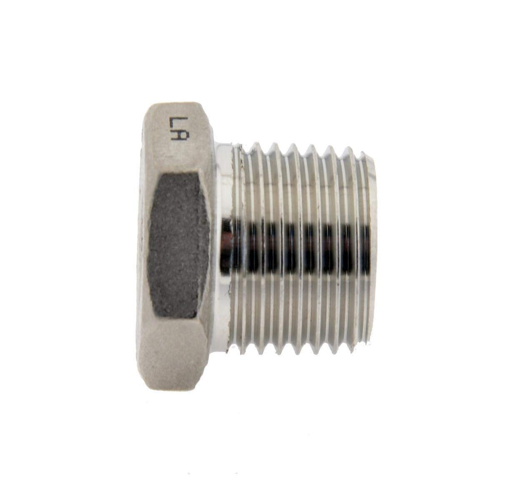 Verschlussstopfen mit Aussensechskant R 3", 16 bar Edelstahl Verschlusskappe 16 bar