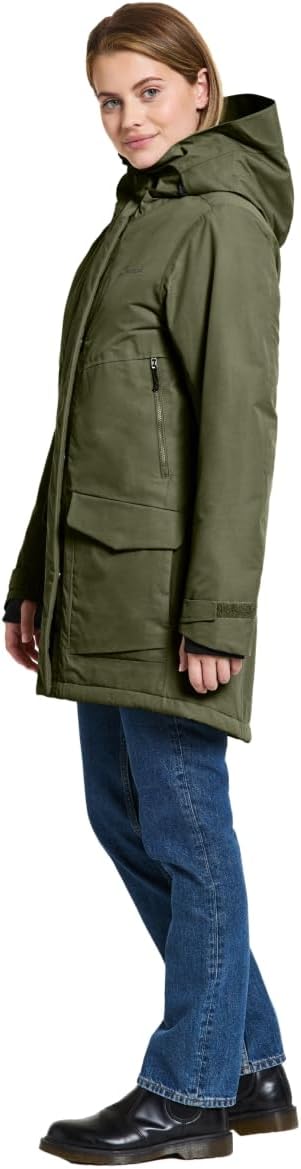Didriksons Frida Damen Parka 7 32 Deep Green, 32 Deep Green