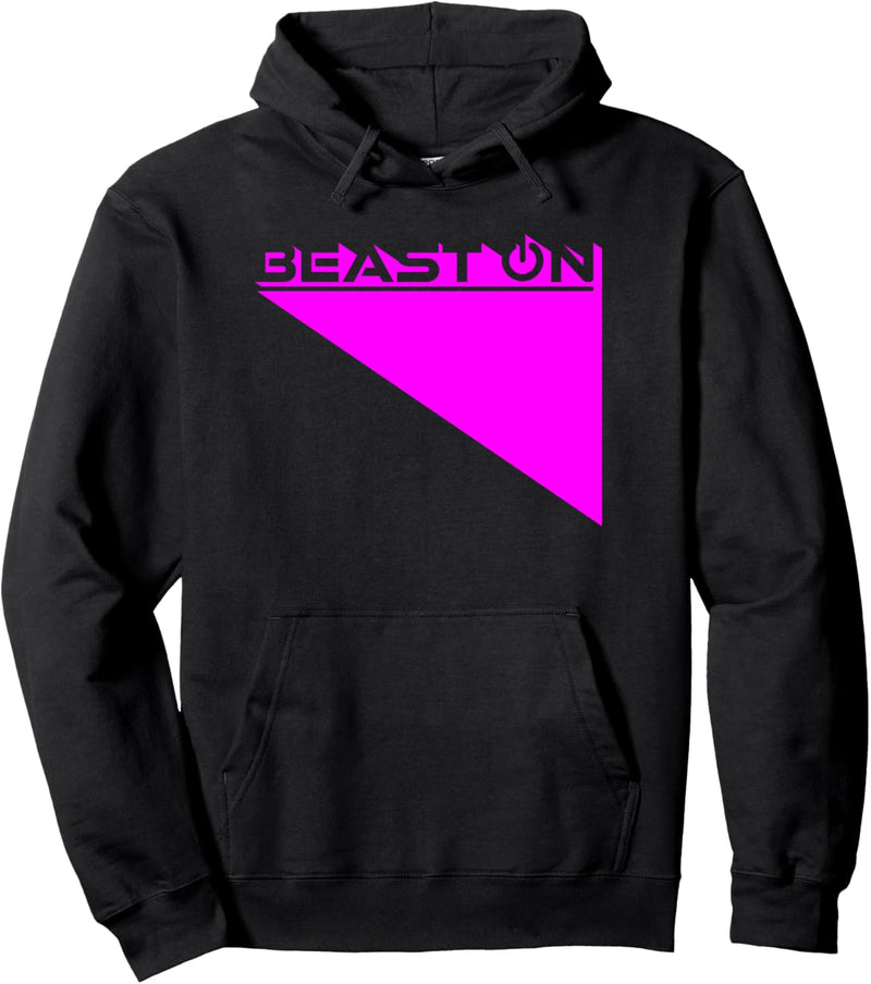 Beast ON pink Gym Fitness Workout Gym Training pinke Schrift Pullover Hoodie