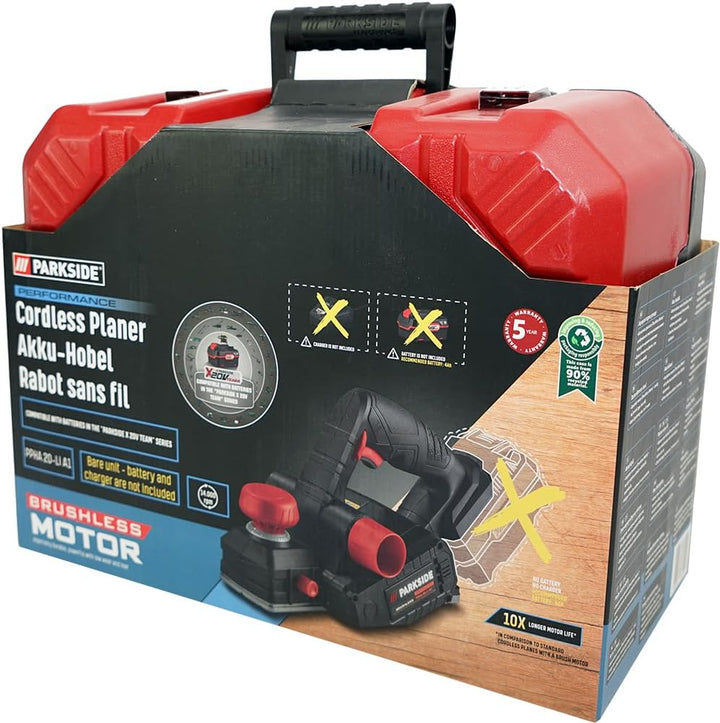 HEADNMORE® Bundle - PARKSIDE PERFORMANCE® 20V Akku Hobel PPHA 20 (ohne Akku) +Schlüsselanhänger