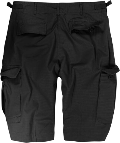 normani US Bermuda Shorts aus Ripstop-Gewebe (Baumwolle) (XS-4XL) XXL Schwarz, XXL Schwarz