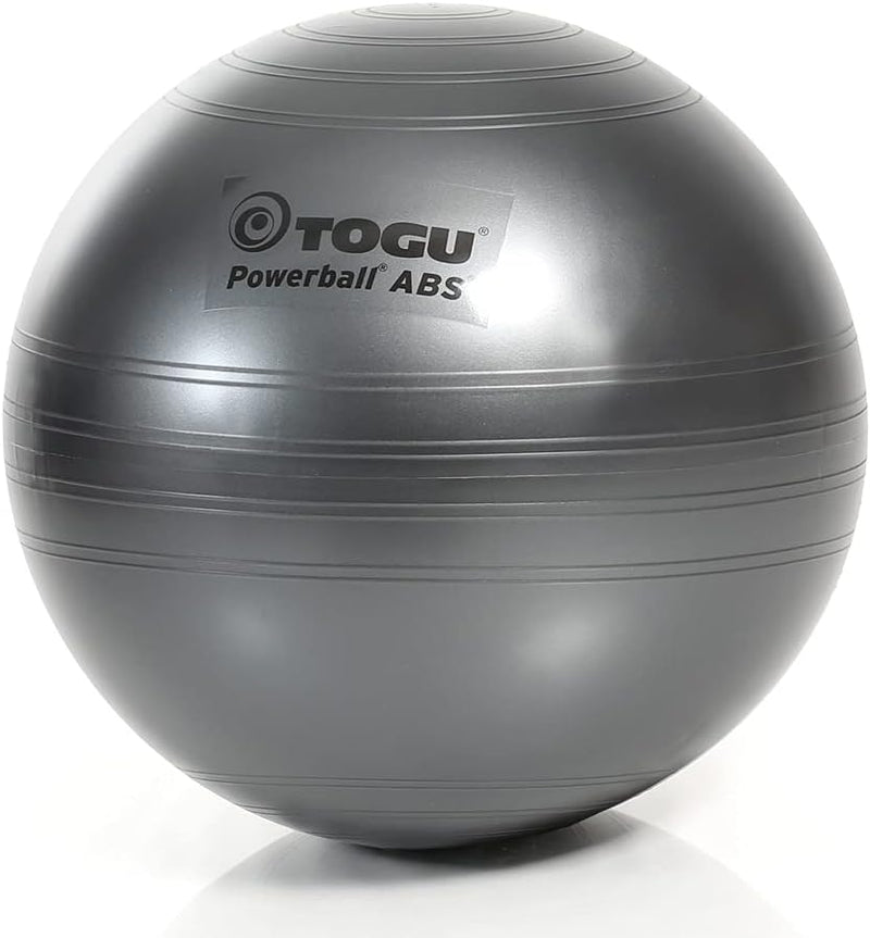 TOGU Gymnastikball Powerball ABS (Berstsicher) 55 cm anthrazit, 55 cm anthrazit