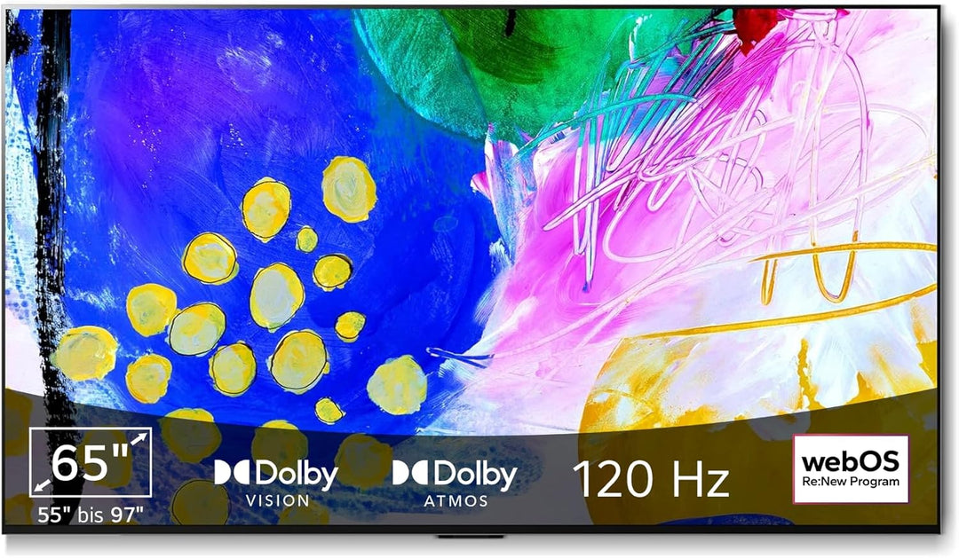 LG OLED65G29LA TV 165 cm (65 Zoll) OLED evo Fernseher (Cinema HDR, 120 Hz, Wandhalterung) [Modelljah