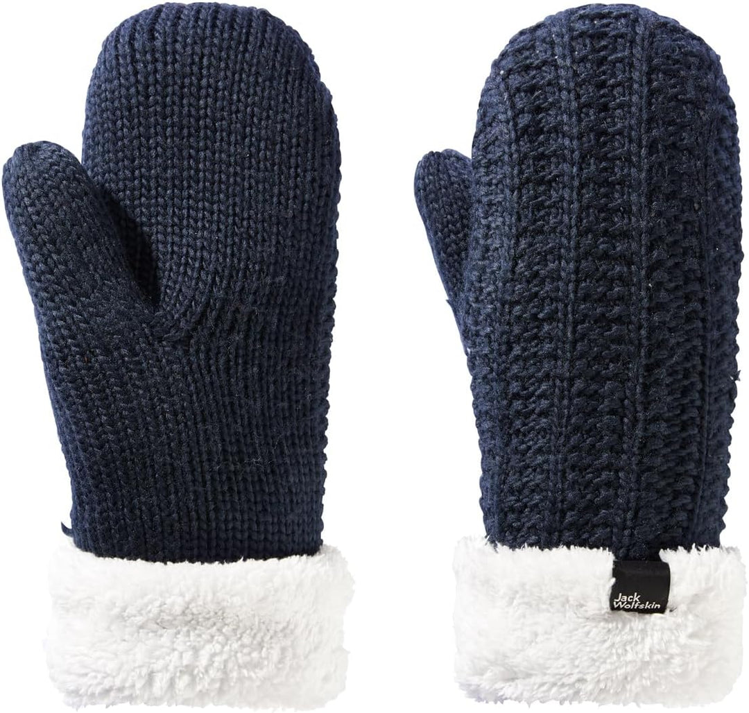 Jack Wolfskin Damen Highloft Knit Mitten W Handschuh S night blue, S night blue