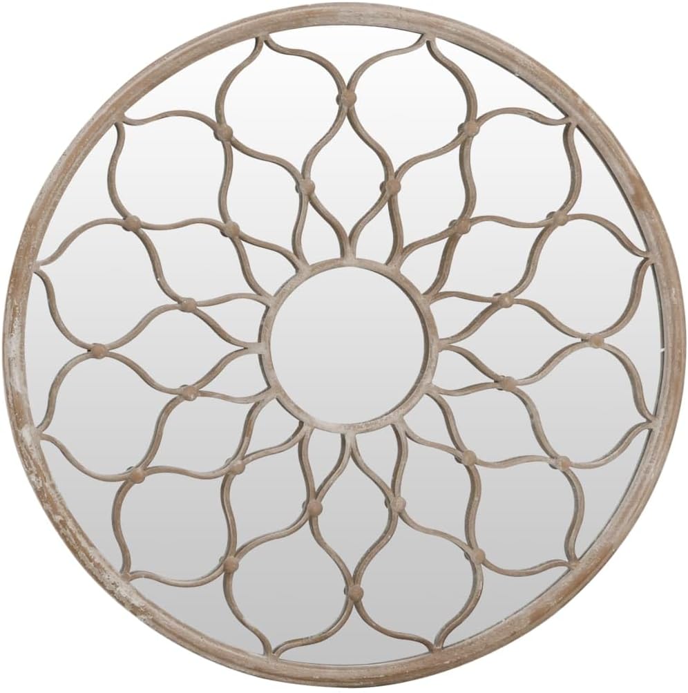 vidaXL Spiegel Wandspiegel Dekospiegel Hängespiegel Flurspiegel Fensterspiegel Wohnzimmer Deko Sand