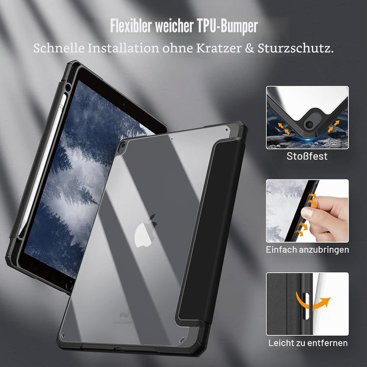 Fintie Hybrid Hülle für iPad Air 2019 (3. Generation) / iPad Pro 10.5 2017 - [Eingebauter Stifthalte