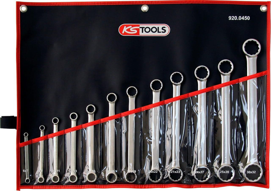 KS Tools 920.0450 ULTIMATEplus Doppel-Ringschlüssel-Satz, gerade, 12-tlg.