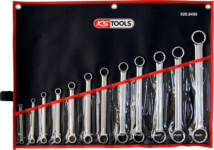 KS Tools 920.0450 ULTIMATEplus Doppel-Ringschlüssel-Satz, gerade, 12-tlg.