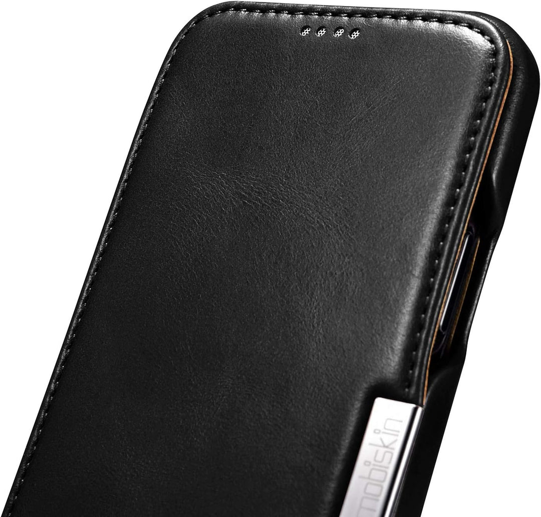 Mobiskin Hülle kompatibel mit Apple iPhone 12 PRO MAX (6,7 Zoll), Handyhülle mit echtem Leder, Case,