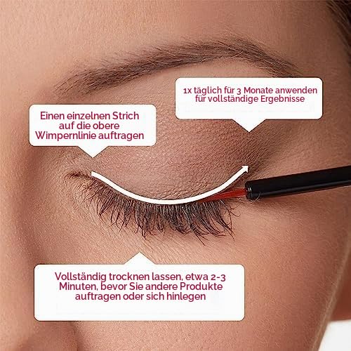 Nähren Sie die Wimpern,wachsen Sie natürlich, Fördert Das Wachstum Der Wimpern 4ml
