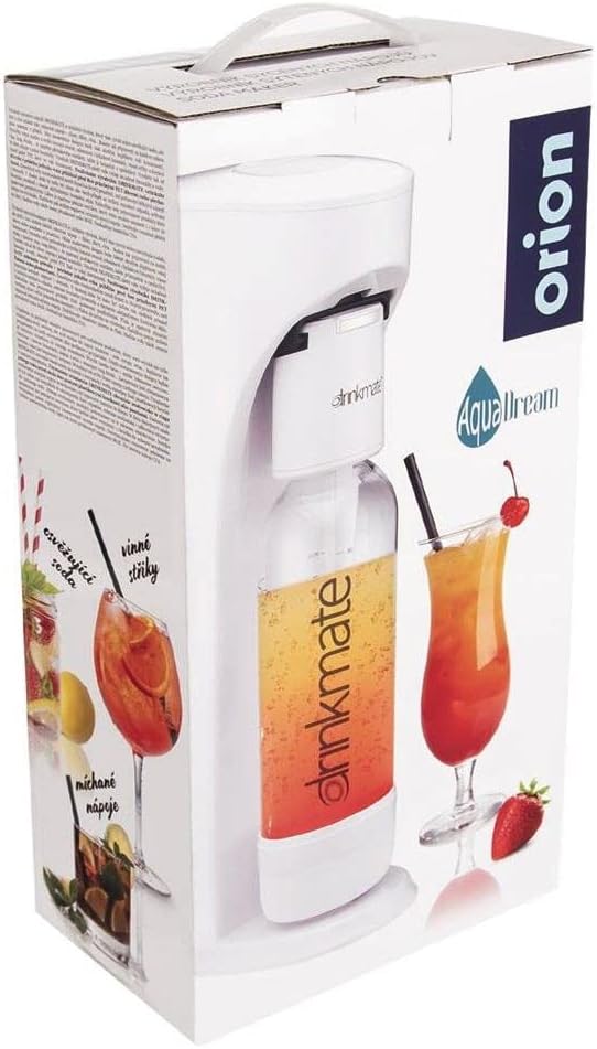 AquaDream Wassersprudler Trinkwassersprudler zum Aufsprudeln von Wasser Kohlensäure für Wasser Sipho