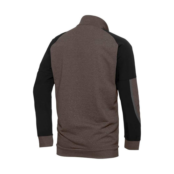 BP 1828-293-4032-L Herren-Sweatshirt mit halbem Reissverschluss, Lange Ärmel, hoher Kragen mit Reiss