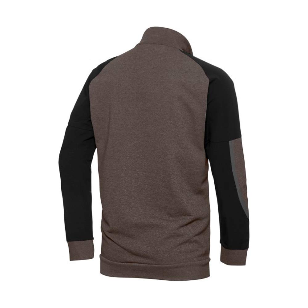 BP 1828-293-4032-M Herren-Sweatshirt mit halbem Reissverschluss, Lange Ärmel, hoher Kragen mit Reiss