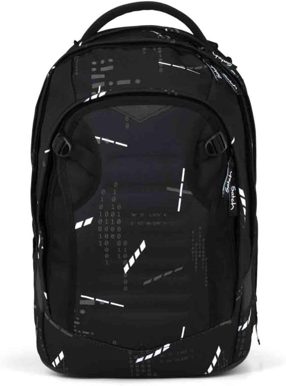 Satch Match Plus Schulrucksack Set 3tlg. inkl. Schlamperbox und Sportbeutel (Ninja Matrix), Ninja Ma