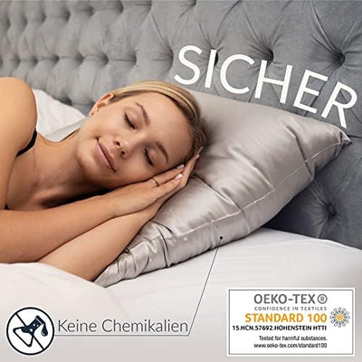 Kissenbezüge Seide - 80x80 cm - Gewicht 19 Momme 100% Reine Maulbeerseide Doppelseitig - Seidenkisse