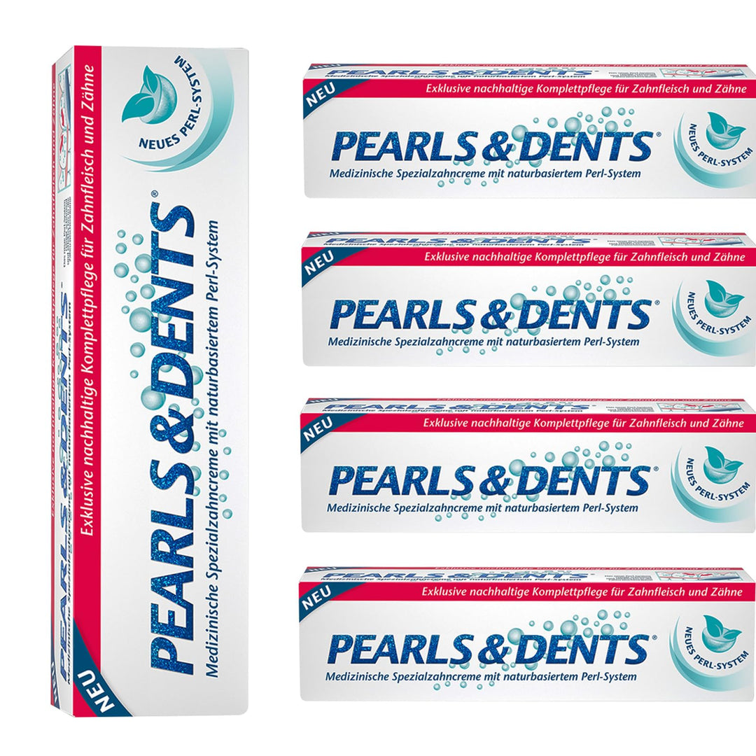 5x Pearls & Dents Zahncreme 100ml Zahnpasta Spezial