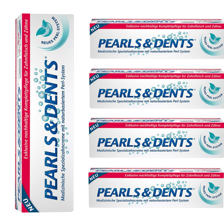 5x Pearls & Dents Zahncreme 100ml Zahnpasta Spezial