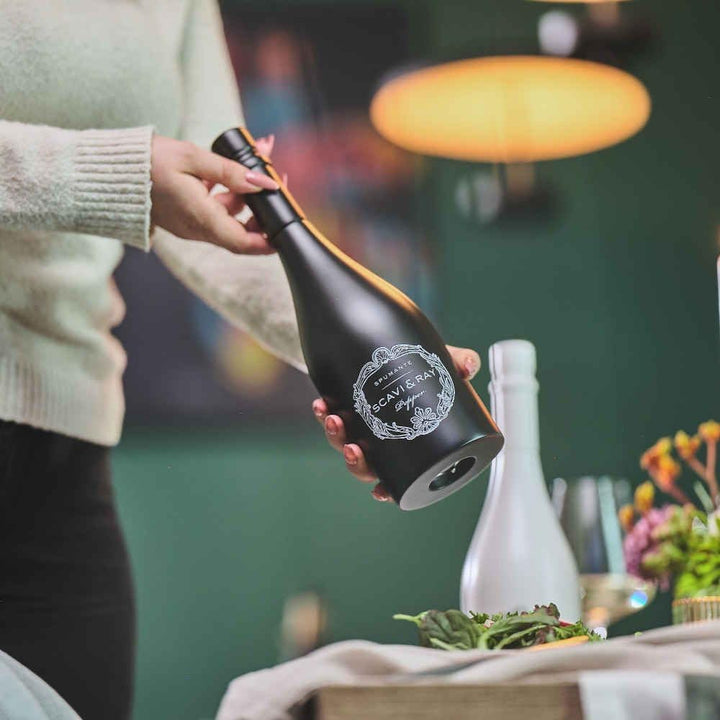 SCAVI & RAY XXL Salz- und Pfeffermühlen Set in Flaschenform - Original SCAVI & RAY Merchandise - Hoc