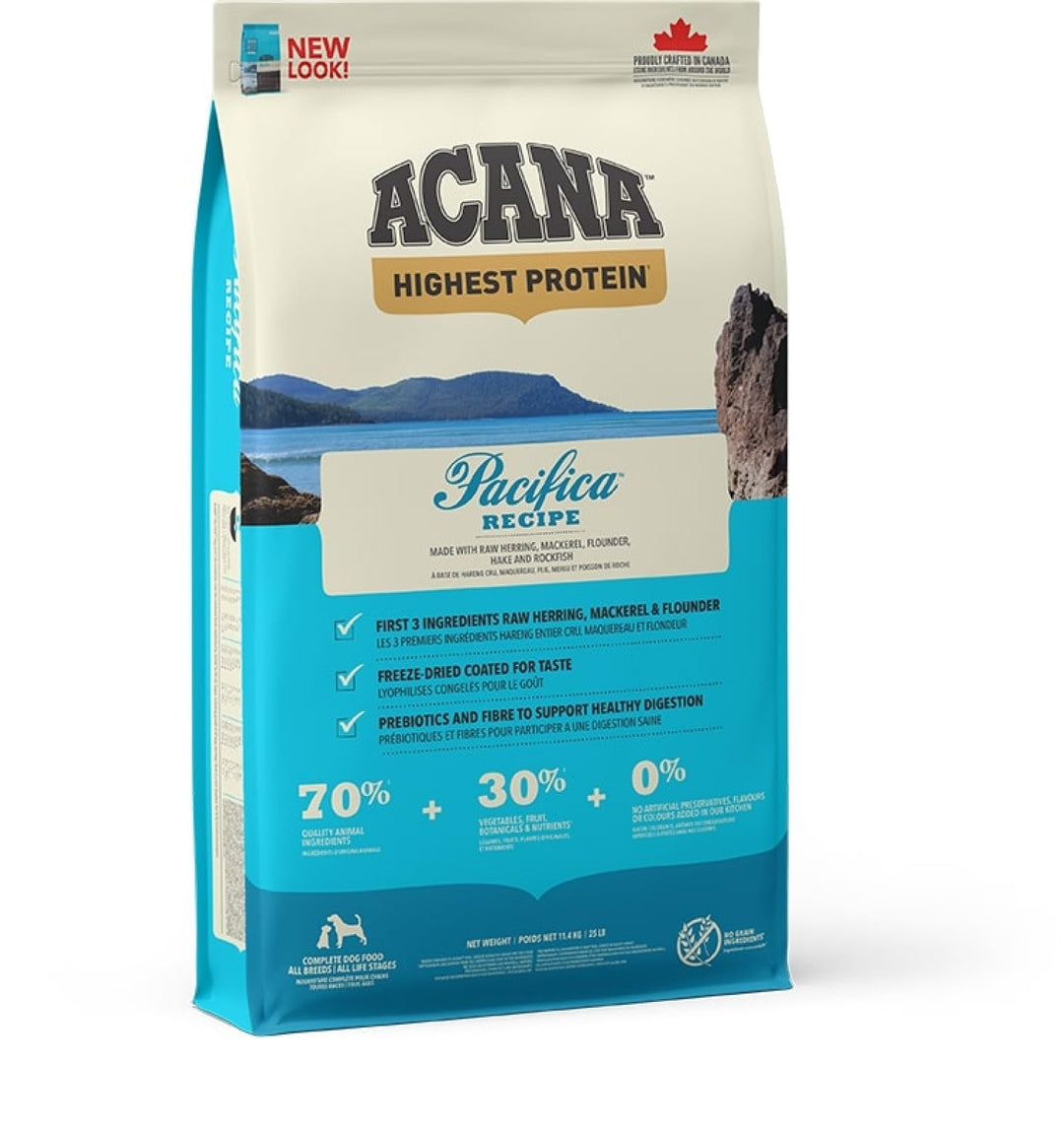 ACANA Pacifica Dog , 1er Pack (1 x 11.4kg)