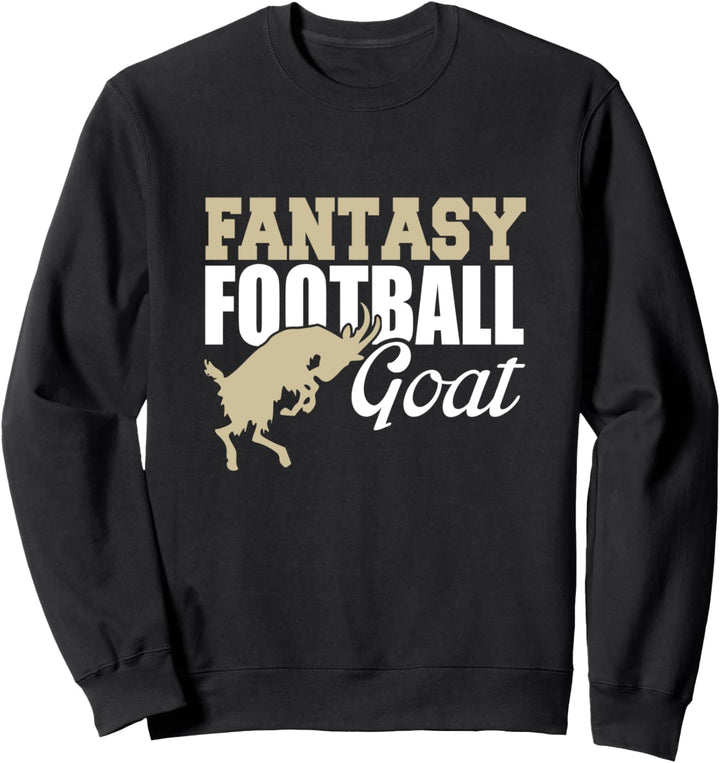 funny t shirt women men Goat Fantasy Football funny t shirts Sweatshirt