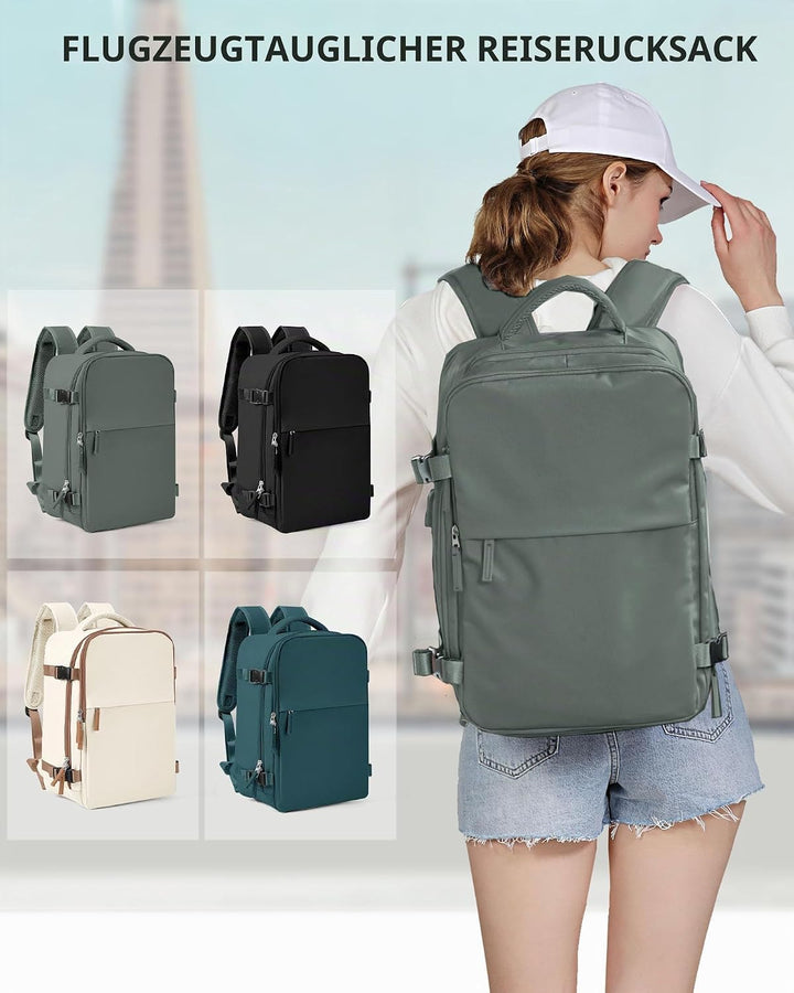 SZLX Vakuum Rucksack Ryanair Handgepäck 40x30x20 Wizzair Rucksack 40x20x25 für Ryanair Reiserucksack