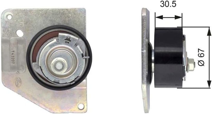 GATES PowerGrip Kit + Wasserpumpe KP15654XS