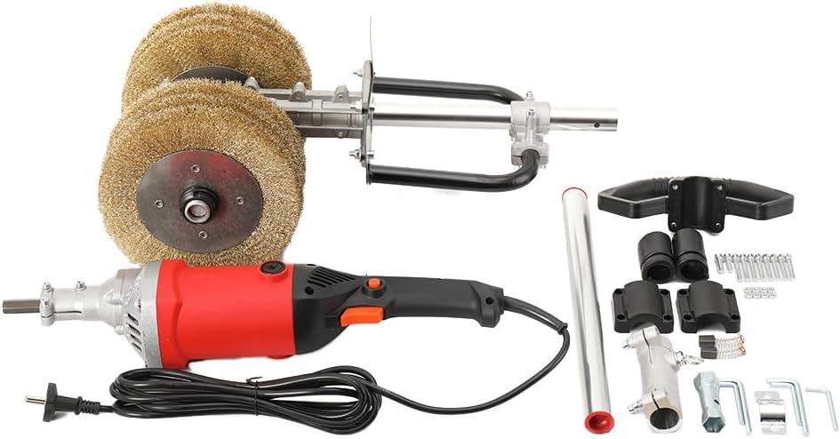 Bürstenschleifer 3580W, Leistungsstarker Walzenschleifer, Schleifmaschine für Aussenrenovierungen, 6