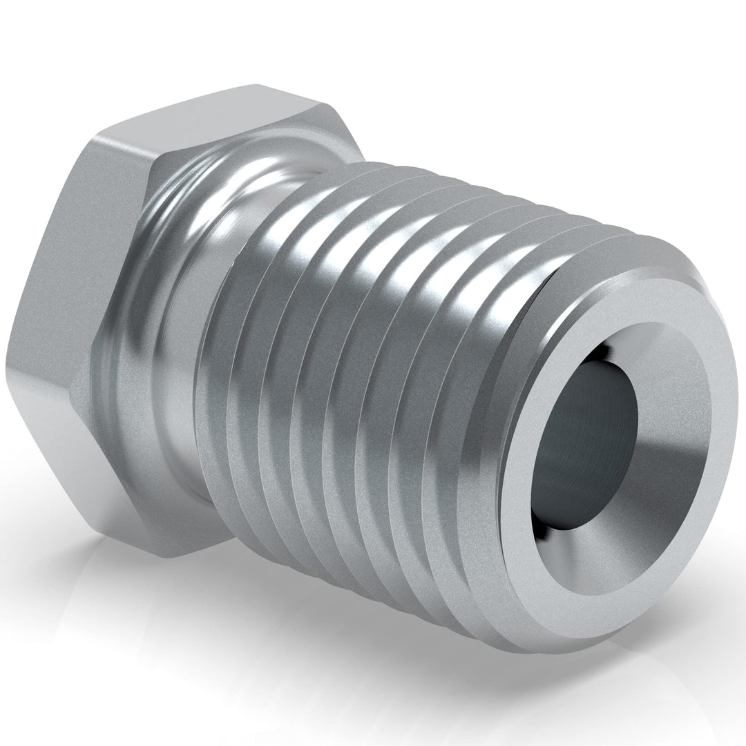 50x Verschraubung 1/2" x 20 für Bremsleitung 4,75 mm Bördel E Typ PF Profi Verbinder DIN/ISO 1651 ko
