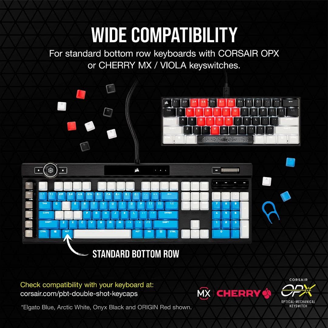 Corsair PBT Double-Shot Pro Keycap Mod Kit, blau, Mod Kit blau