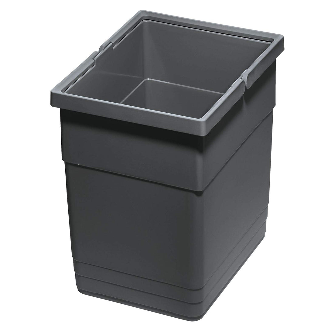 eins2vier Abfallsammler Höhe: 275 mm Volumen 13,5 Liter 210 x 280 mm dunkelgrau 5136.11 Abfalleimer