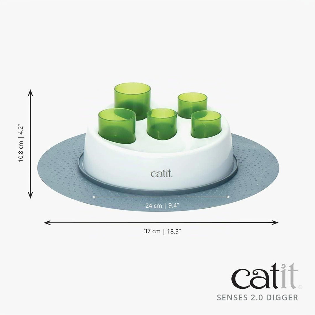 Catit Senses 2.0 Bagger, 1 Stück 1 weiss, grün, 1 weiss, grün