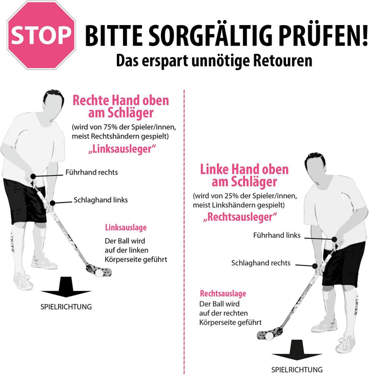 FAT PIPE Floorball Schläger Unihockey Stock Zack 33 Bone - Coral Green - IFF Zertifiziert, mit Bone