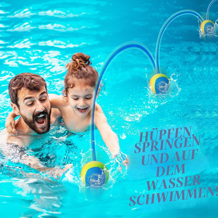 Water Skipping Balls Set Series Azure Vortex Play, 5 Runde Bälle