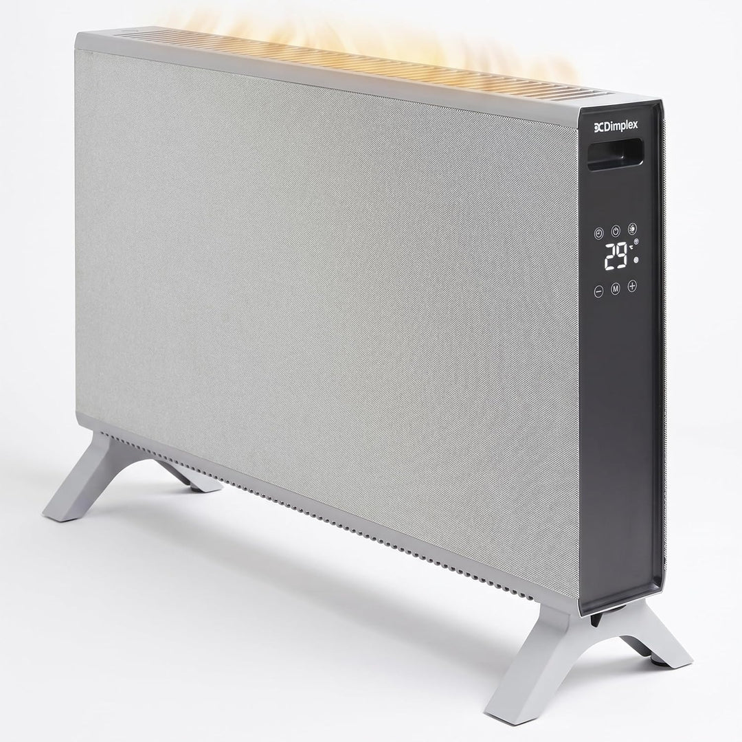 Dimplex HeatLite TEX+ Konvektorheizung elektrisch 2000 W, WLAN-App, Grau