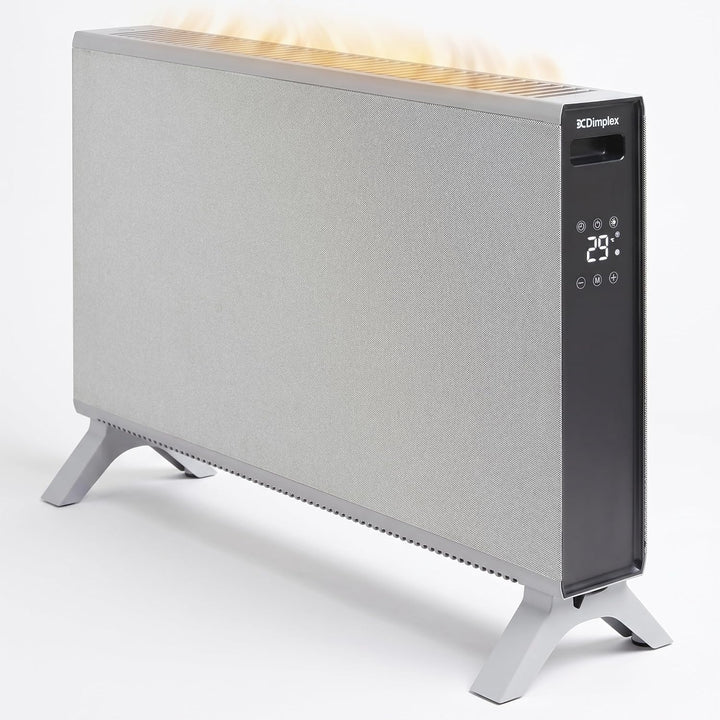 Dimplex HeatLite TEX+ Konvektorheizung elektrisch 2000 W, WLAN-App, Grau