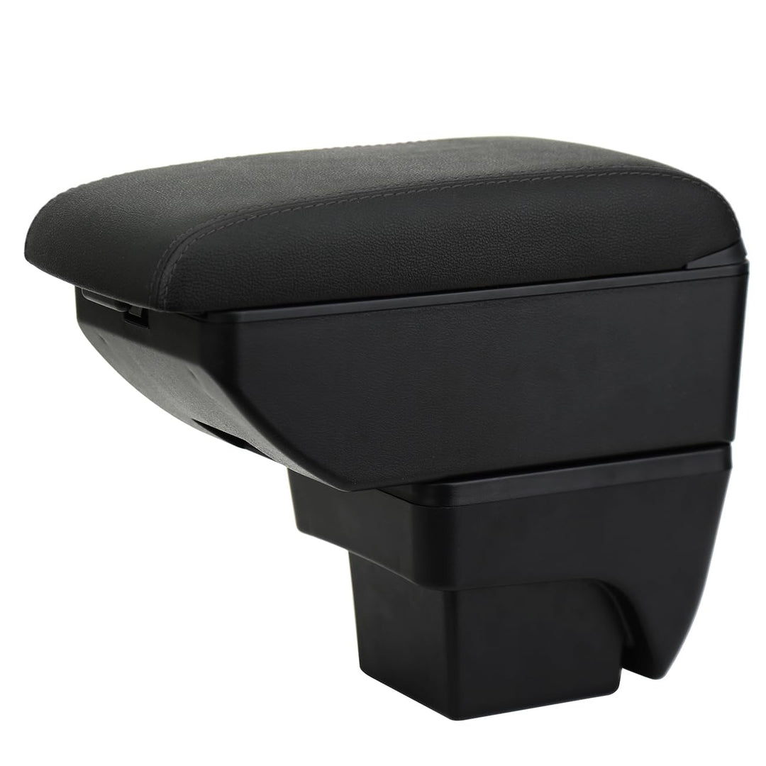 YJYWZH Compatible with SEAT Ibiza 6F Armlehnen 2017-2024 Mk5 Auto Mittelkonsole Aufbewahrungsbox Arm