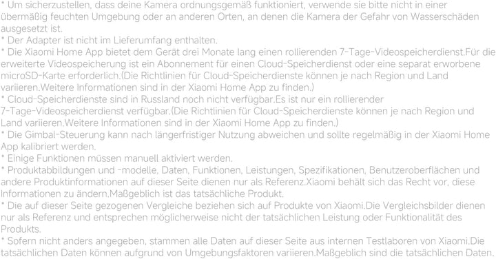 XIAOMI C201 Überwachungskamera Innen 1080p HD, 360° Kamera Überwachung Innen, Personen-/Haustiererke