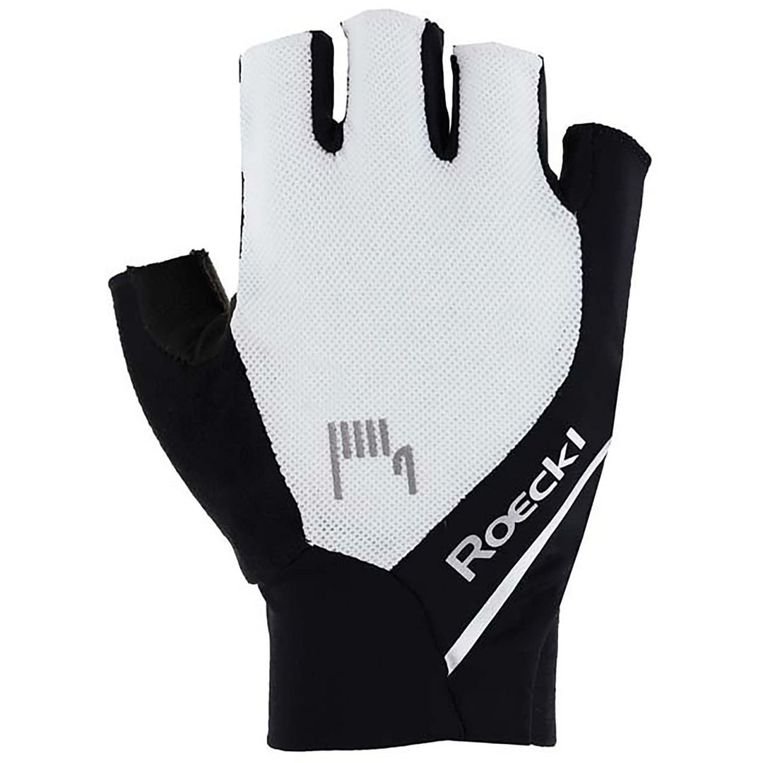 Roeckl Herren Elfenbein 2 Fahrradhandschuhe Weiss / Schwarz, Weiss / Schwarz