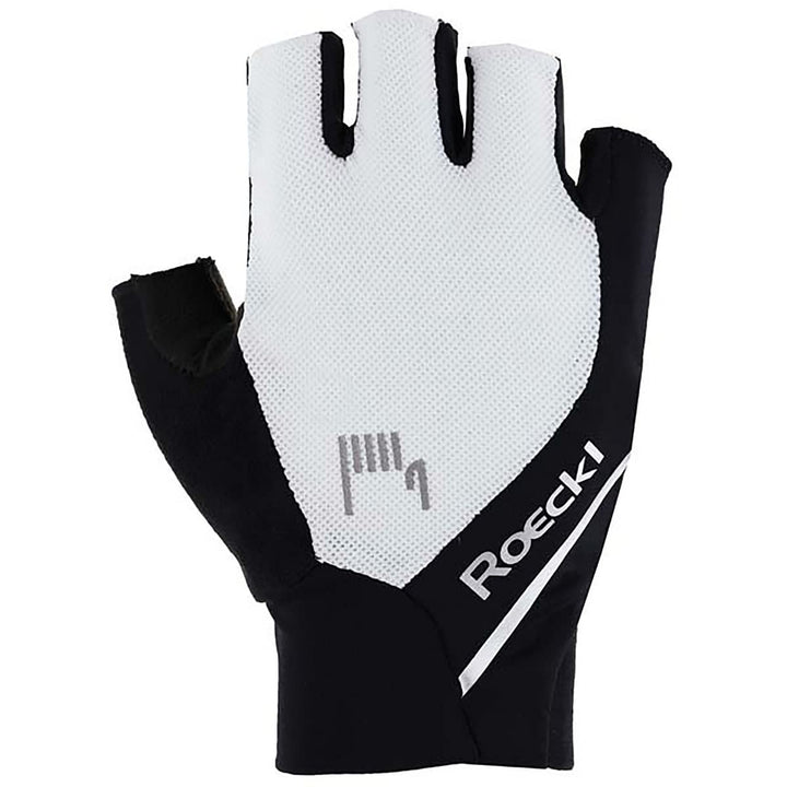 Roeckl Herren Elfenbein 2 Fahrradhandschuhe Weiss / Schwarz, Weiss / Schwarz