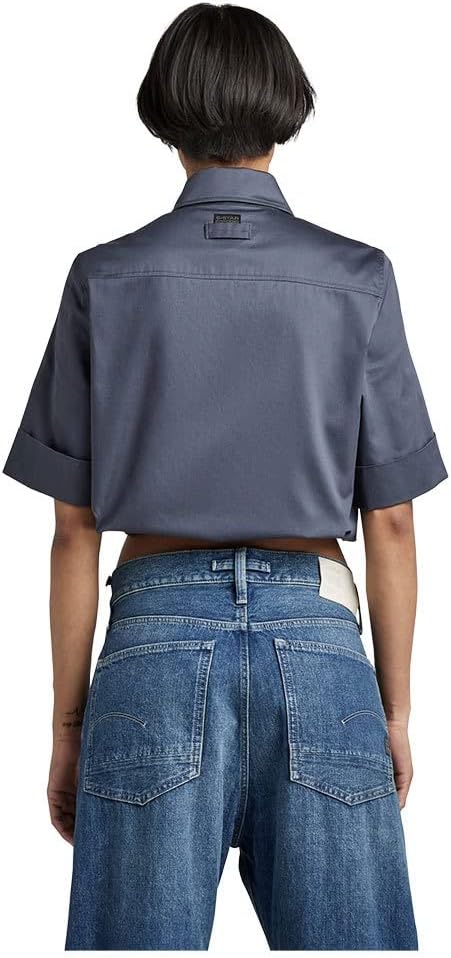 G-Star Damen Flight Top Shirts L Blau (Fantem Blue D22154-d197-863), L Blau (Fantem Blue D22154-d197