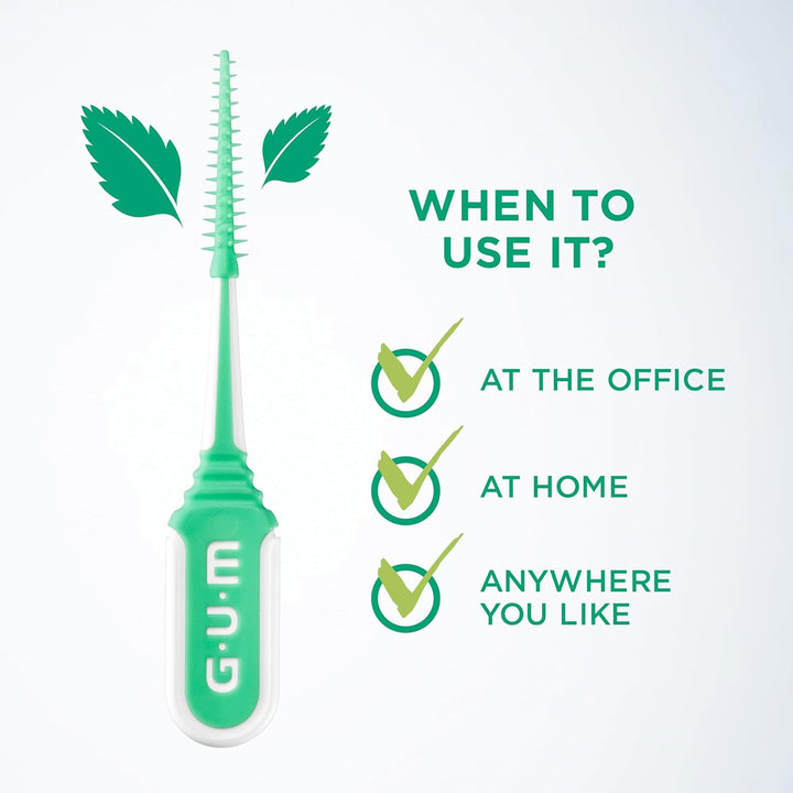 GUM SOFT-PICKS MINTY Interdentalreiniger | Zahnzwischenraumreinigung Und Plaqueentfernung | Breiter