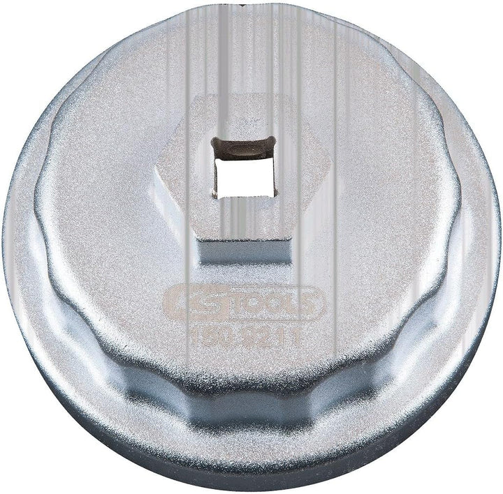 KS Tools 150.9211 3/8" Ölfilterschlüssel Ø 64,5 mm / 14 Flächen