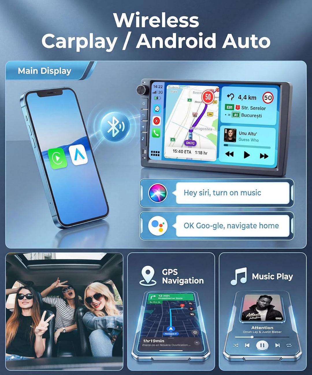 Rimoody 4G+64G für Suzuki Swift 2011-2017 Suzuki Ertiga 2012-2017 Autoradio Android 9 Zoll IN-Cell R