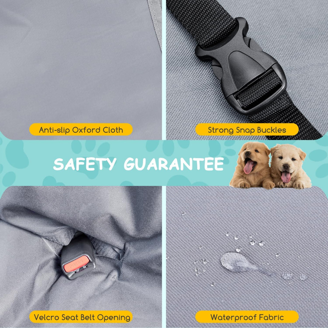 Nobleza - Autoschondecken für Hunde, Wasserfester Rücksitz Sitzbezug Autoschondecken für Hunde Koffe