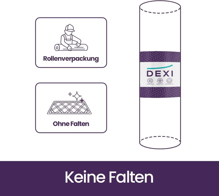 DEXI Fussmatte Innen 44 x 75cm, rutschfest Schmutzfangmatte, waschbar Fussmatte, Dünne Eingangstürma