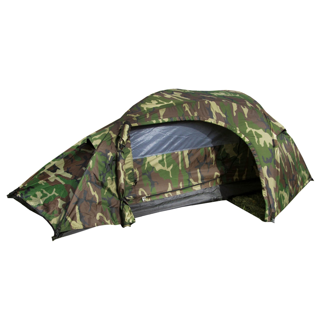 Mil-Tec 1-Mann Zelt Recon Woodland, Woodland