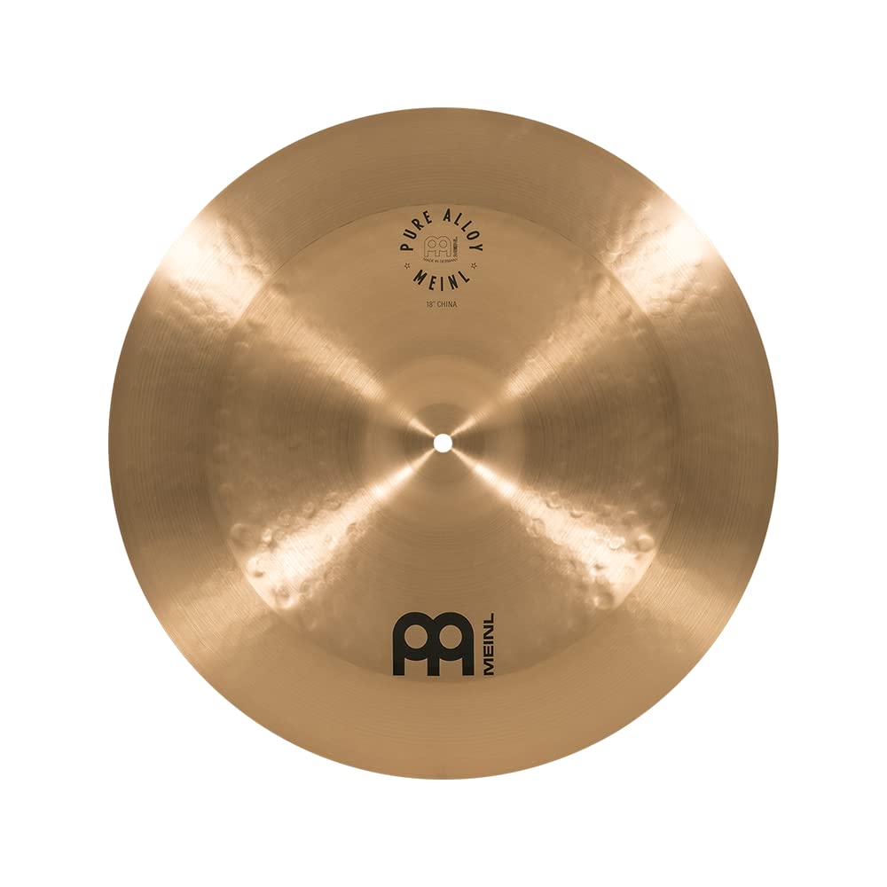 Meinl Cymbals Pure Alloy China 18 Zoll (Video) Schlagzeug Becken (45,72cm) Pure Alloy Bronze, Tradit