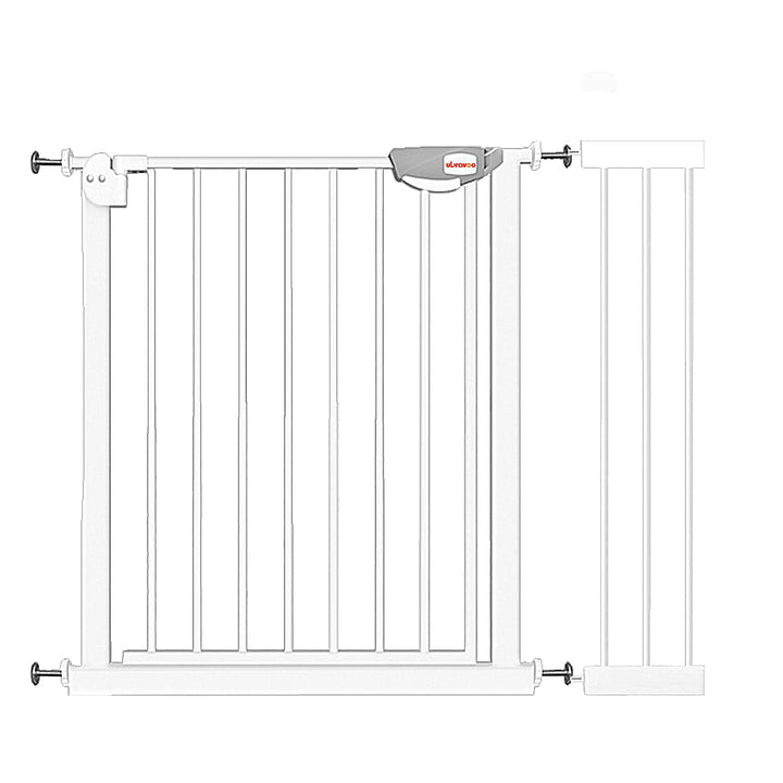UBRAVOO Babygitter für Türen und Treppen, Höhe 100 cm, Sicherheits-Haustiergitter, Spannungstyp, aut