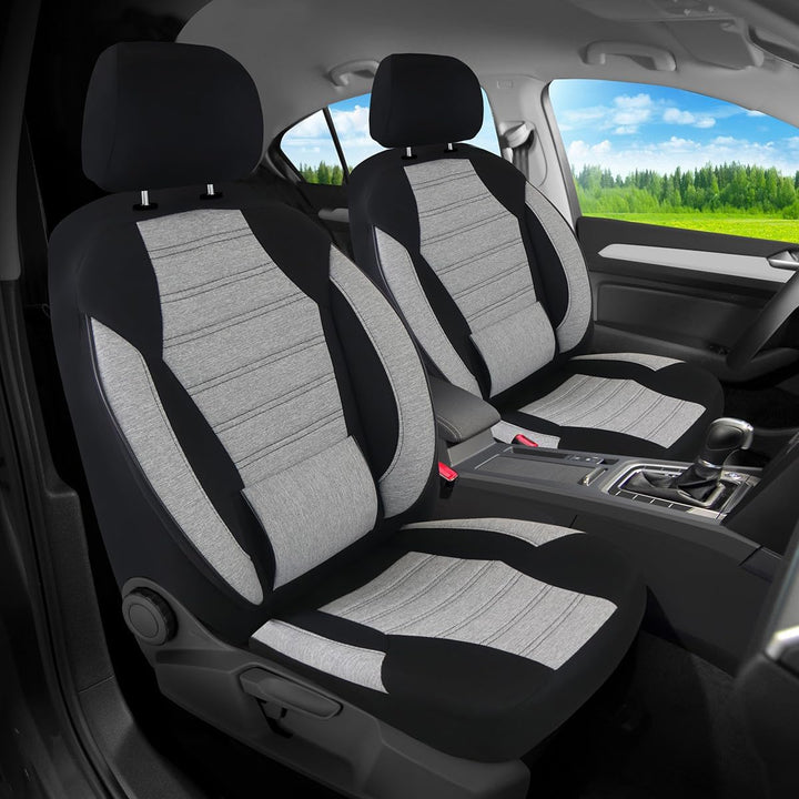 BREMER SITZBEZÜGE Mass Sitzbezüge Schonbezüge für Mercedes GLK X204 KT101 KT101 - Schwarz/Grau GLK X