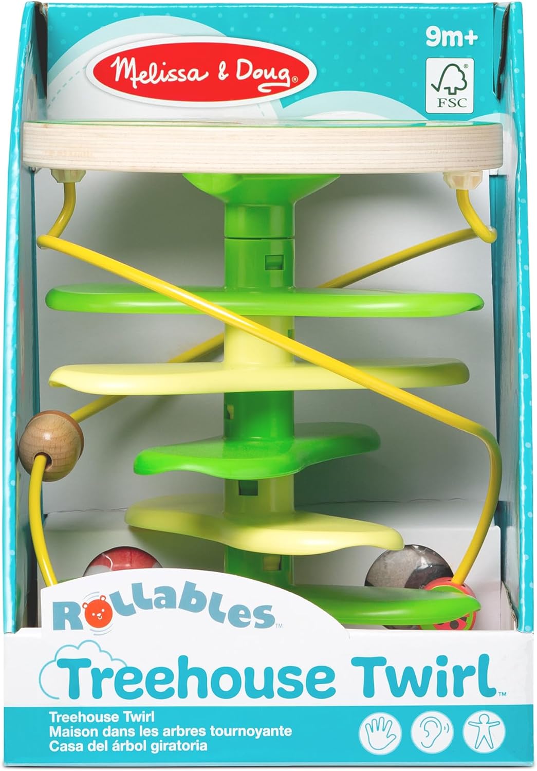 Melissa & Doug - Rollables Baumhaus - Aktivitätsspielzeug für die frühe Entwicklung von Kindern ab 1